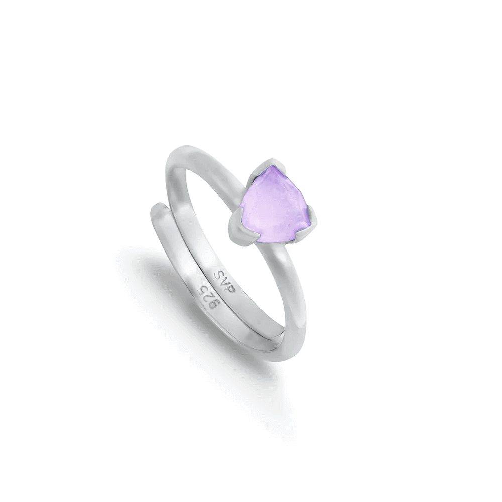 SVP Audie Violet Quartz Silver Ring